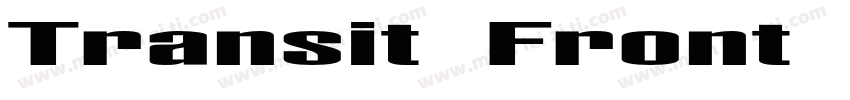 Transit Front Positiv OT Regular字体转换